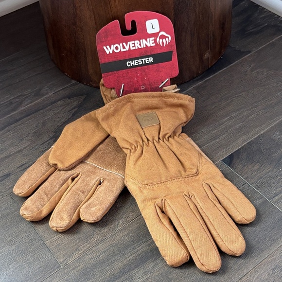 Wolverine Chester Cotton canvas/suede leather palm patch, controlled insulation - Picture 1 of 6